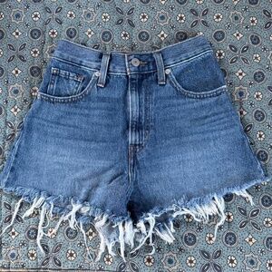 Levi's 501 cut off denim shorts